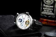 Get Exclusive Automatic Leather Strap Men Watch