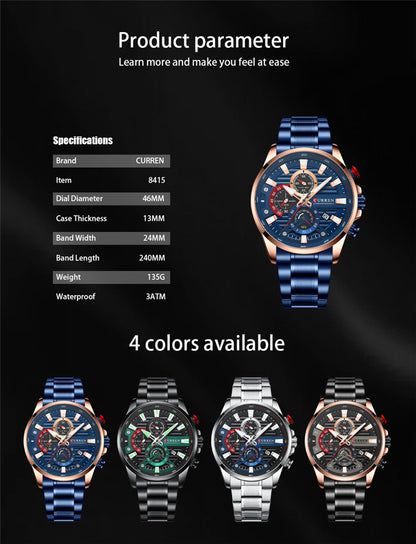 Get Exclusive Chronograph Men Wrist Watch