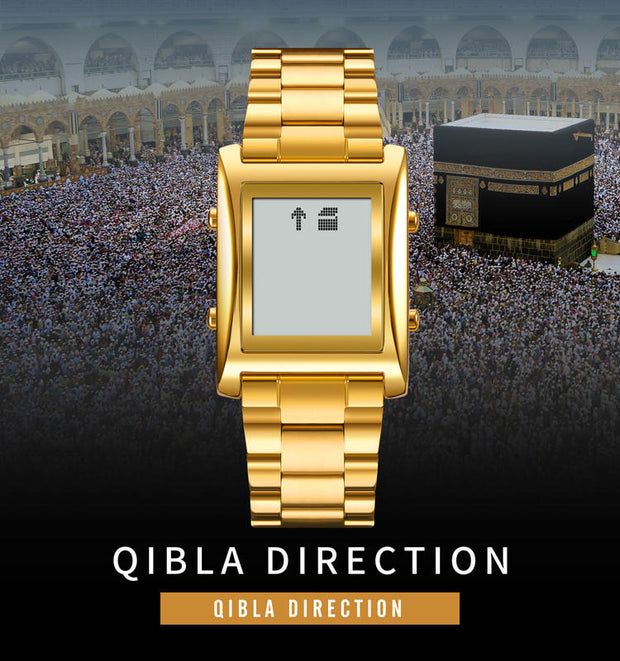 Get Exclusive Muslim Azan Digital Qibla Watch