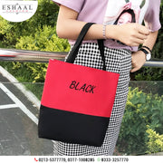 Black Letter Embroidery backpack4pcs Set - Eshaal Fashion
