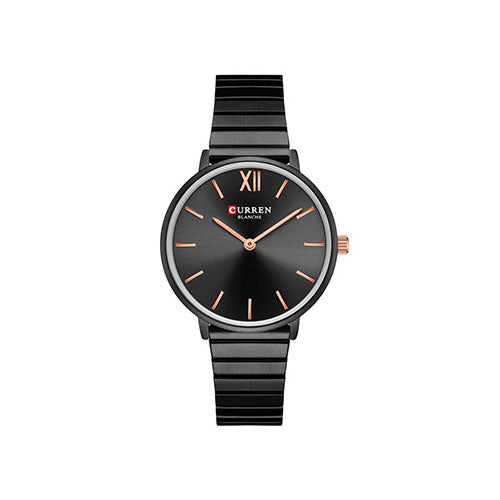 Black CURREN stylish watch with black dial - Eshaal Fashion