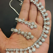 Get Beautiul Micro Zircon Necklace Set by Eshaalfashion