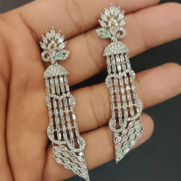 Get Beautiful Crystal Earrings by Eshaalfashion