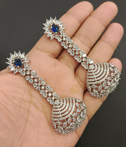 Get Beautiful Crystal Diamond Earrings by Eshaalfashion