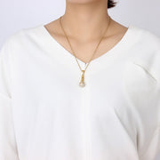 EshaalFashion Golden Mic Pendant with Chain for Men and Women - Eshaal Fashion