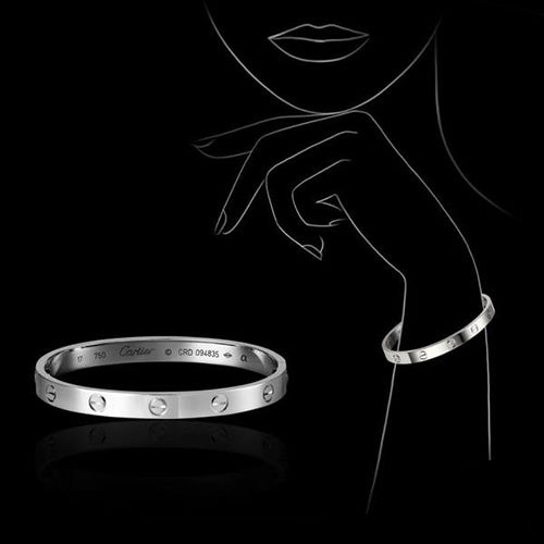C Brand Stunning Silverplated Bracelet For Men and Women - Eshaal Fashion