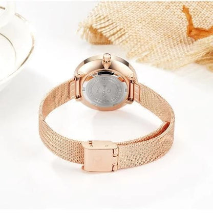 Curren Women’s New Fashion Watch (Dial 3.0cm) – CUR 129 Copper - Eshaal Fashion