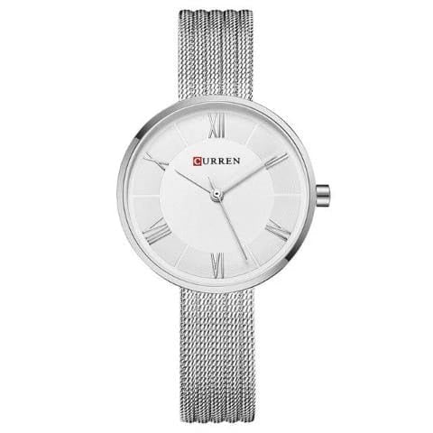 Curren Women’s New Fashion Watch (Dial 3.0cm) – CUR 129 Silver - Eshaal Fashion