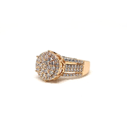 Creative GoldPlated Round  Stones Ring - Eshaal Fashion