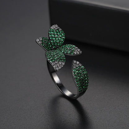 Emerald Green Blackish Ring For Women - Eshaal Fashion