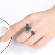 Emerald Green Blackish Ring For Women - Eshaal Fashion