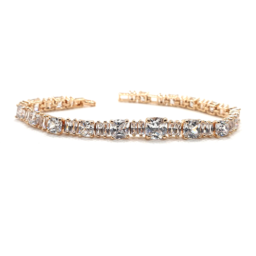 Goldplated Crystals Elegant Bracelet For Women
