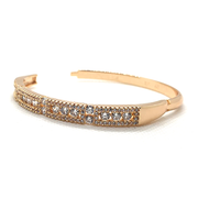 Goldplated Fancy Crystal Goldplated Bangle