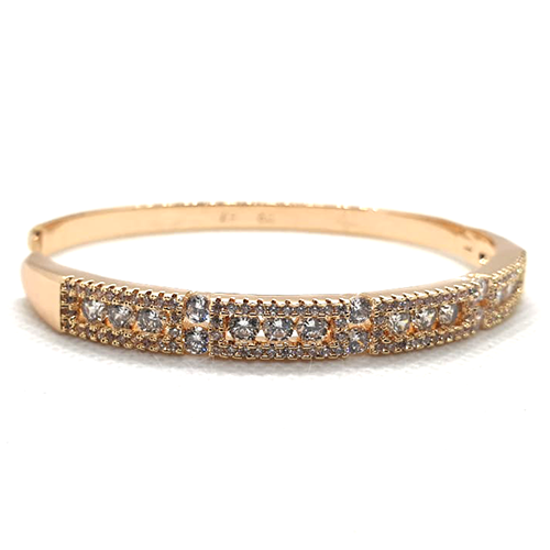 Goldplated Fancy Crystal Goldplated Bangle