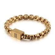 Goldplated Magnetic Stainless Steel Bracelet