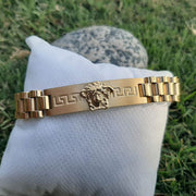 Hot Fashion New Style Golden Stainless Steel Bracelet For Men