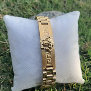 Hot Fashion New Style Golden Stainless Steel Bracelet For Men