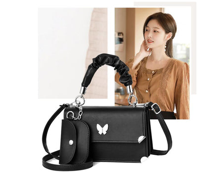 Butterfly New Ladies Messenger Small Bag Korean Style Small Fresh Shoulder Bag With Unique Design Female Bag Lady handbag - Eshaal Fashion