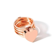 Retractable Rings With Hand Chain Magic Copper Dual Use For Women