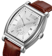 Square Shaped Leather Men Watch (9306)