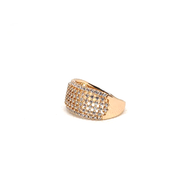Stunning Goldplated Cage Style Stones Ring