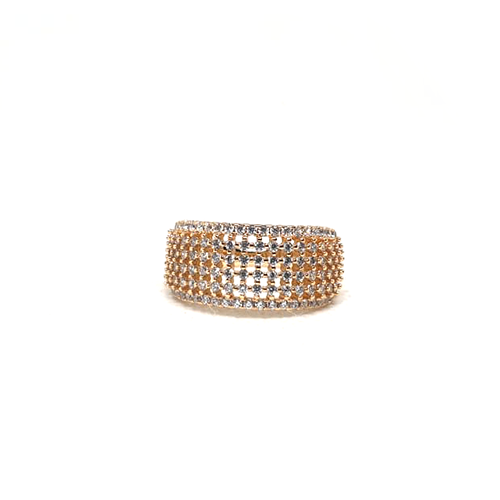 Stunning Goldplated Cage Style Stones Ring