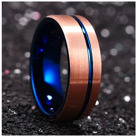 Azure Bar – Tungsten Carbide Ring - Eshaal Fashion