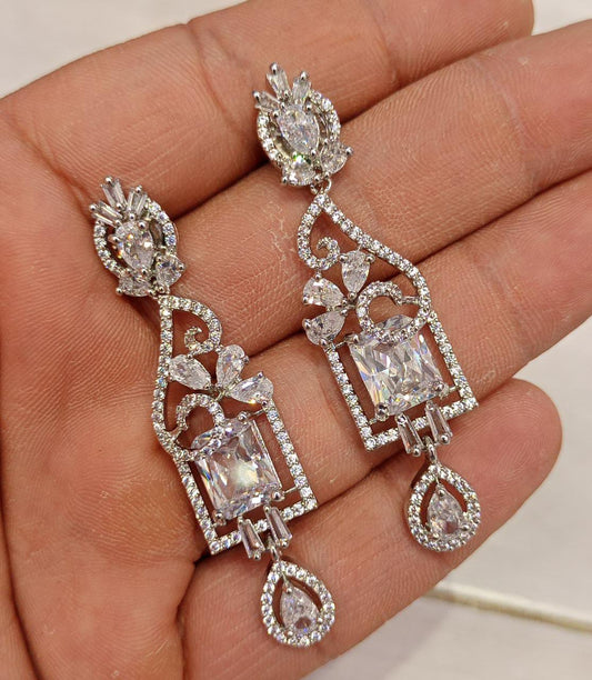 Get Elegant Crystal Zircon Earrings