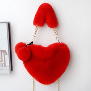 Get Fur Heart Shape Cross body bag for women