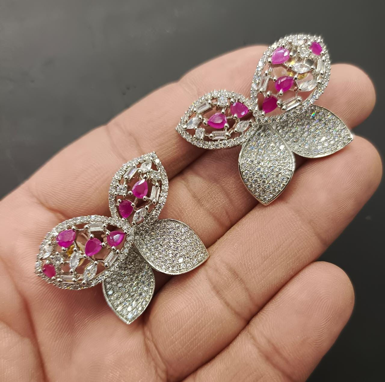 Get Beautiful Butterfly Silver Stud Earrings