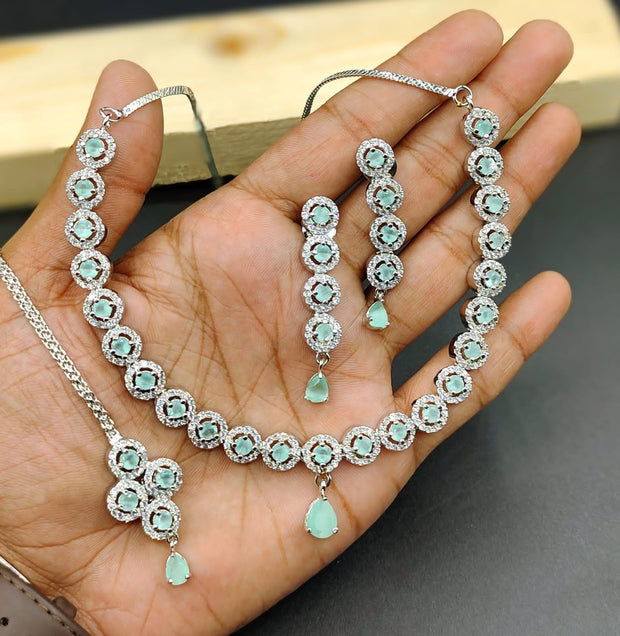 Get Beautiful Necklace Set with Teeka by Eshaalfashion