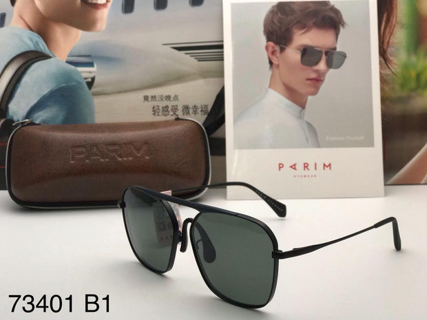 Unisex PARIM Cool Black Sunglasses For Men-73401-B1