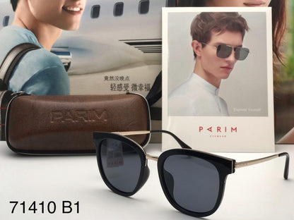 Unisex PARIM Cool Black Sunglasses For Men-71410-B1