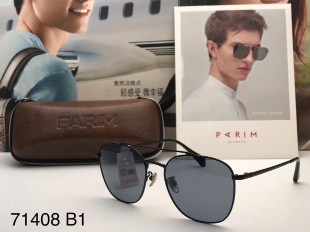 Unisex PARIM Cool Black Sunglasses For Men-71408-B1