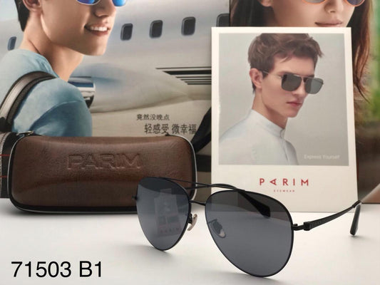 Unisex PARIM Cool Black Sunglasses For Men-71503-B1
