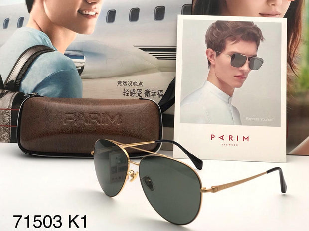 Unisex PARIM Cool Black Sunglasses For Men-71503-K1