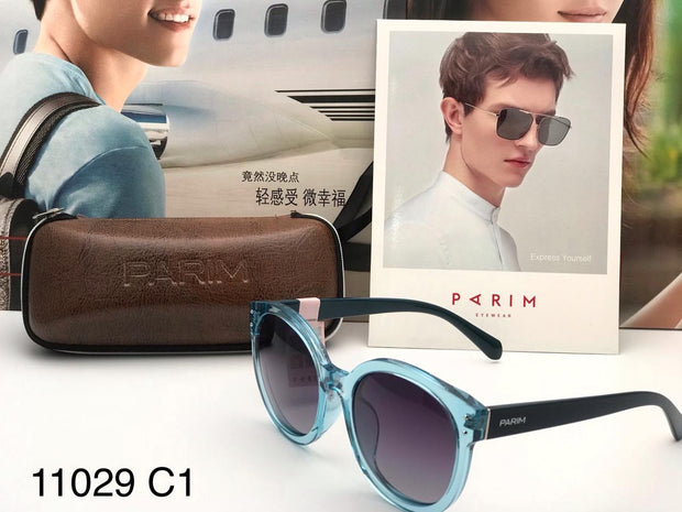 Unisex PARIM Cool Black Sunglasses For Men-11029-C1