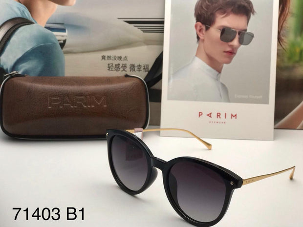 Unisex PARIM Cool Black Sunglasses For Men-71403-B1