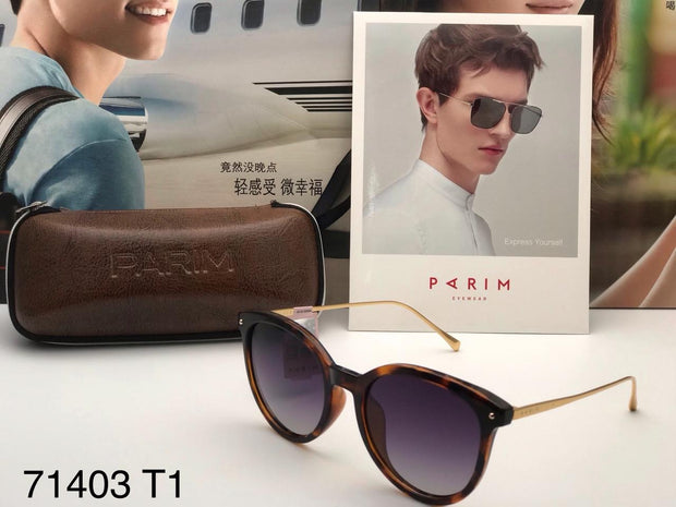 Unisex PARIM Cool Black Sunglasses For Men-71403-T1