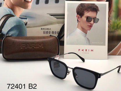 Unisex PARIM Cool Black Sunglasses For Men-71401-B2