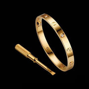 C Brand Stunning Gold Plated Bracelet For Men And Women