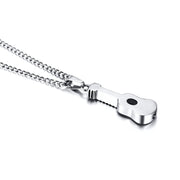 EshaalFashion Guitar Pendant with Chain for Men and Women