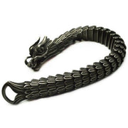 Mens Bracelet Dragon designed Stainless Steel Metal Bracelet