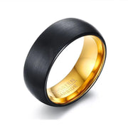Men Black Sky Tungsten Carbide Ring