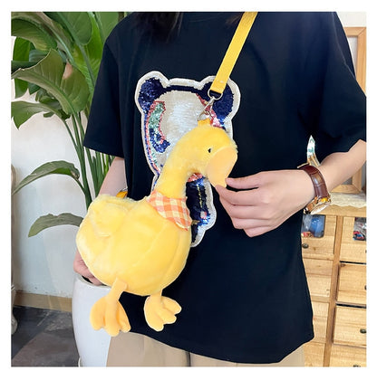 Get Exclusive Yellow Duck Shape Cute Soft Cross Body Bag